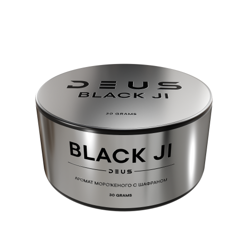 Табак для кальяна Deus Black Ji (Мороженое с шафраном) 30г