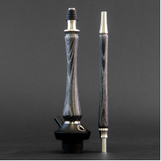Union Hookah Sleek Стандарт Черный с серебром Union Hookah Sleek Стандарт Черный с серебром