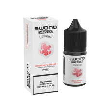 SWONQ x Коробка 18мг Strawberry Sorbet (Клубничный сорбет) 30мл